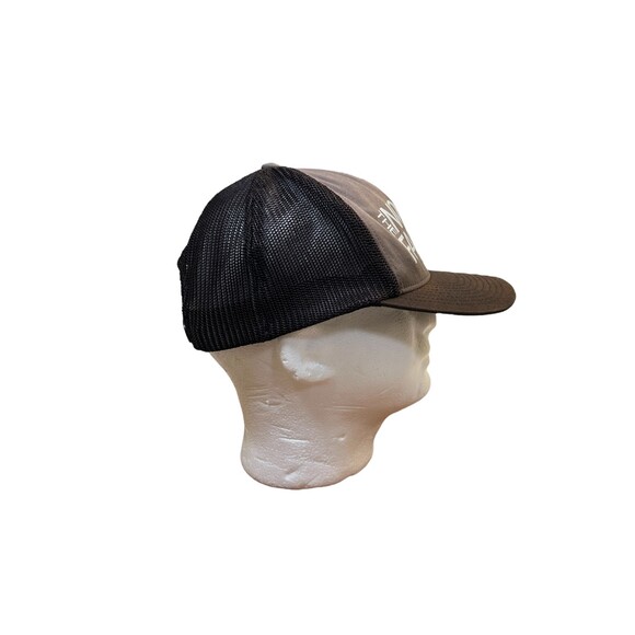 The North Face Grey Black Trucker Hat Flexfit Snapback One Size - Picture 5 of 6